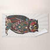 eagle owl badhanddoek (Badhanddoek)