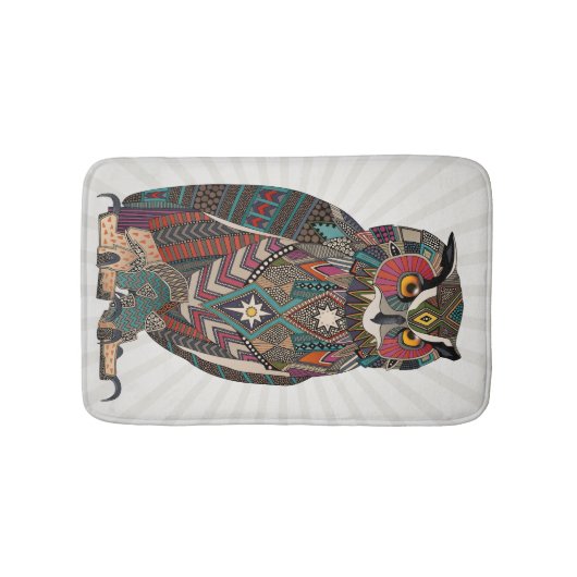 eagle owl badmat (Voorkant)