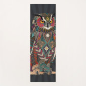 eagle owl dark yogamat (Voorkant)