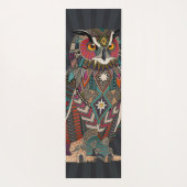 eagle owl dark yogamat (Achterkant)