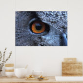 Eagle Owl Eye Poster -36x24 -andere beschikbare ma (Keuken)
