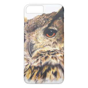 Eagle Owl fijne kunsttelefoon Case-Mate iPhone Case
