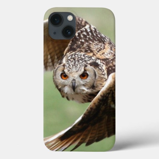 Eagle Owl in vlucht Case-Mate iPhone Case (Achterkant)