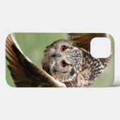 Eagle Owl in vlucht Case-Mate iPhone Case (Achterkant (horizontaal))