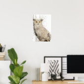 Eagle Owl Poster (Thuiskantoor)