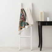 eagle owl sherpa deken (In situ)