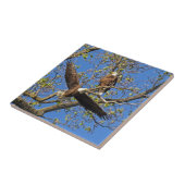 Eagle Pair Tegeltje (Zijkant)