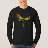 Eagle Paraglider Retro Design T-shirt (Voorkant)