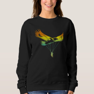 Eagle Paraglider Retro Design Trui