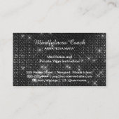 *~* Eagle Pastel Ombre Yoga Glitter Meditation Visitekaartje (Achterkant)