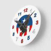Eagle Patriotic Wall klok (Hoek)