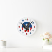 Eagle Patriotic Wall klok (Huis)