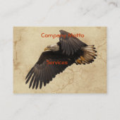 Eagle Perchment effect Visitekaartjes (Achterkant)
