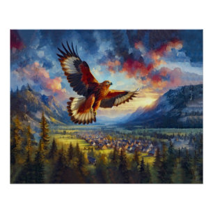 Eagle Perfect Poster