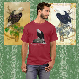 Eagle, Personaliseer de Tekst van de Stad T-shirt