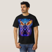 Eagle Phoenix eenheid en meditatie T-shirt (Voorkant volledig)