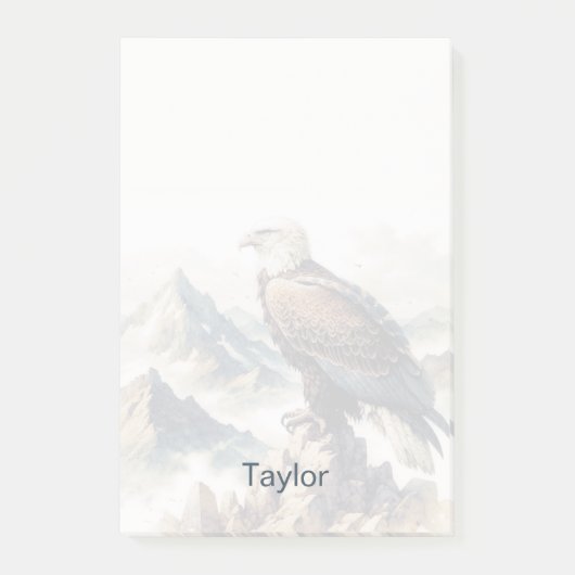 Eagle plakjes, Persoonlijke Eagle  Post-it® Notes (Voorkant)