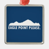 Eagle Point alstublieft Metalen Ornament (Voorkant)