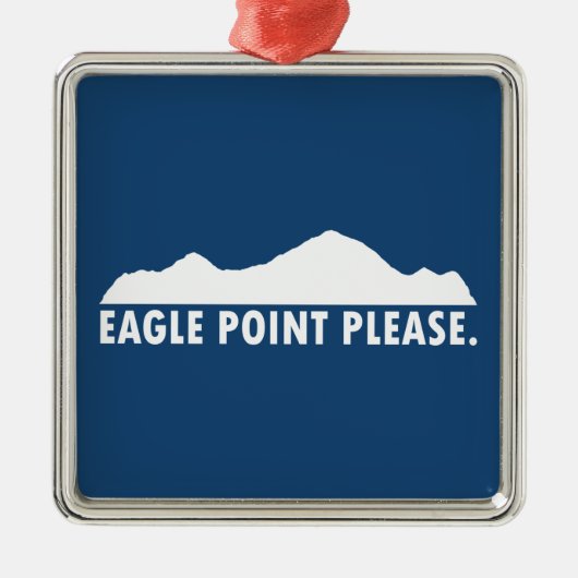Eagle Point alstublieft Metalen Ornament (Voorkant)
