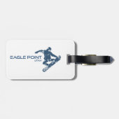 Eagle Point Resort Utah Snowboarder Bagagelabel (Achterkant horizontaal)