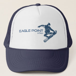 Eagle Point Resort Utah Snowboarder Trucker Pet