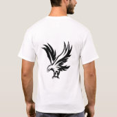 Eagle print Mannen T-shirt (Achterkant)