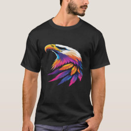 Eagle Print T-shirt, Vogelliefhebber T-shirt