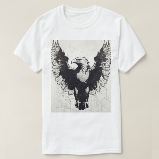 Eagle Print Tshirt (Design voorkant)