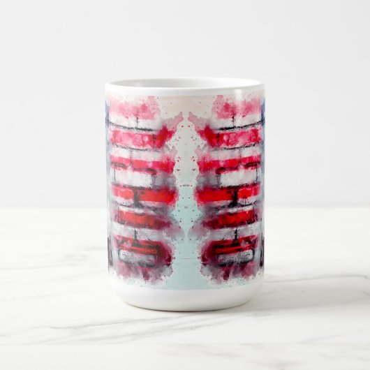 Eagle Profiel op Brick Wall Koffiemok (Center)