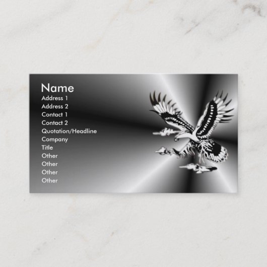 Eagle-profielkaart Visitekaartje (Voorkant)
