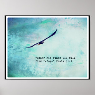 Eagle Psalm 91 16 x 12-inch Poster (Matte)