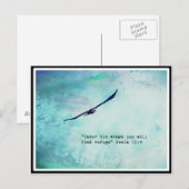 Eagle Psalm 91 Post Card Briefkaart (Voorkant / Achterkant)