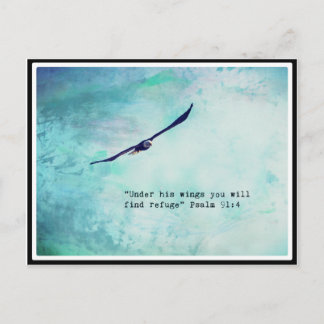 Eagle Psalm 91 Post Card Briefkaart