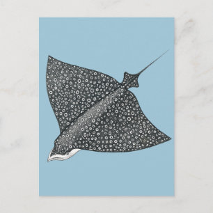 Eagle Ray Briefkaart