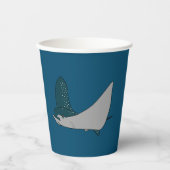 Eagle Ray Papieren Bekers (Voorkant)