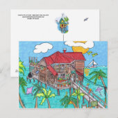 Eagle Ray's Bar en grill briefkaart (Voorkant / Achterkant)