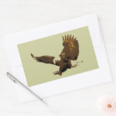 Eagle Rechthoekige Sticker (Envelop)