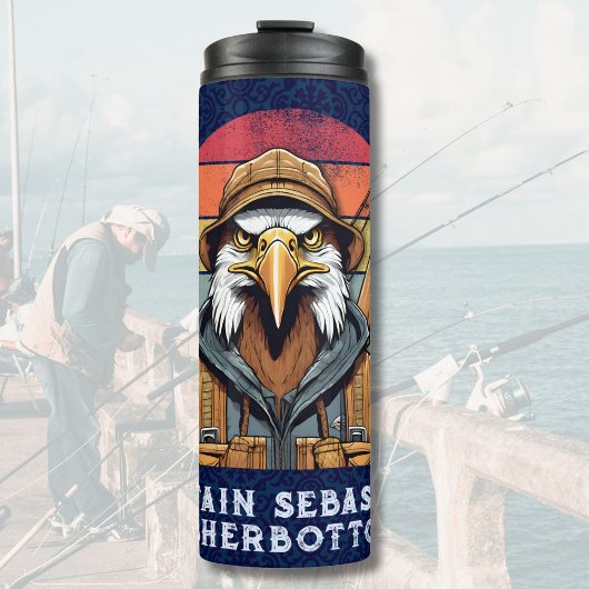  Eagle Retirement Gifts voor Visser Papa Thermosbeker