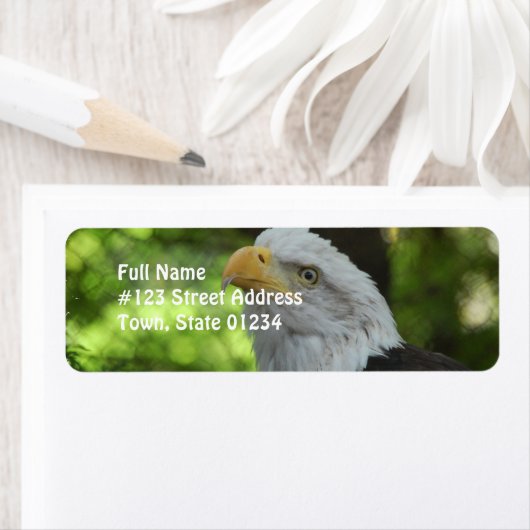 Eagle retouradres-mailinglabel etiket (Insitu)