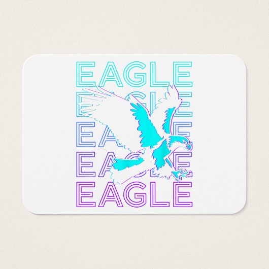 Eagle Retro Visitekaartje (Voorkant)