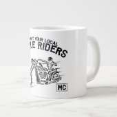Eagle Riders MC Jumbo Coffee Mok (Voorkant rechts)