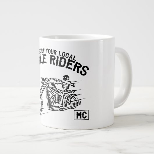 Eagle Riders MC Jumbo Coffee Mok (Voorkant rechts)