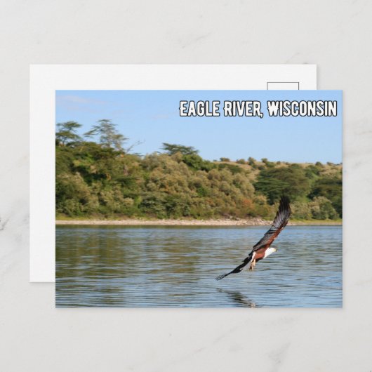 Eagle River, Briefkaart Wisconsin (Voorkant / Achterkant)