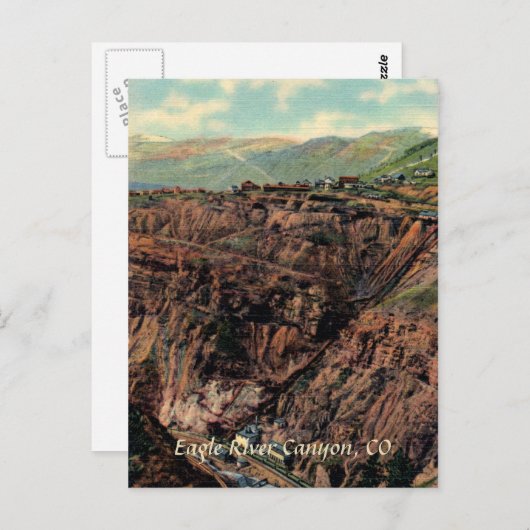 Eagle River Canyon  Briefkaart (Voorkant / Achterkant)