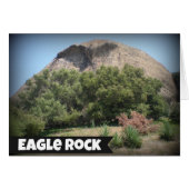 Eagle Rock California Monument Landmark (Voorkant Horizontaal)