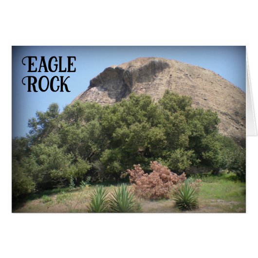 Eagle Rock California Monument Landmark (Voorkant Horizontaal)