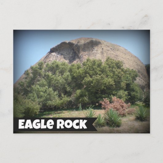 Eagle Rock California Monument Landmark Briefkaart (Voorkant)