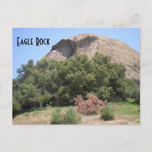 Eagle Rock California Monument Landmark Briefkaart (Voorkant)