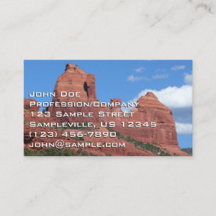 Eagle Rock I Sedona Arizona Reis Fotografie Visitekaartje
