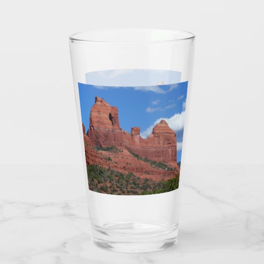 Eagle Rock I Sedona Arizona Travel Photography Glas (Achterkant)